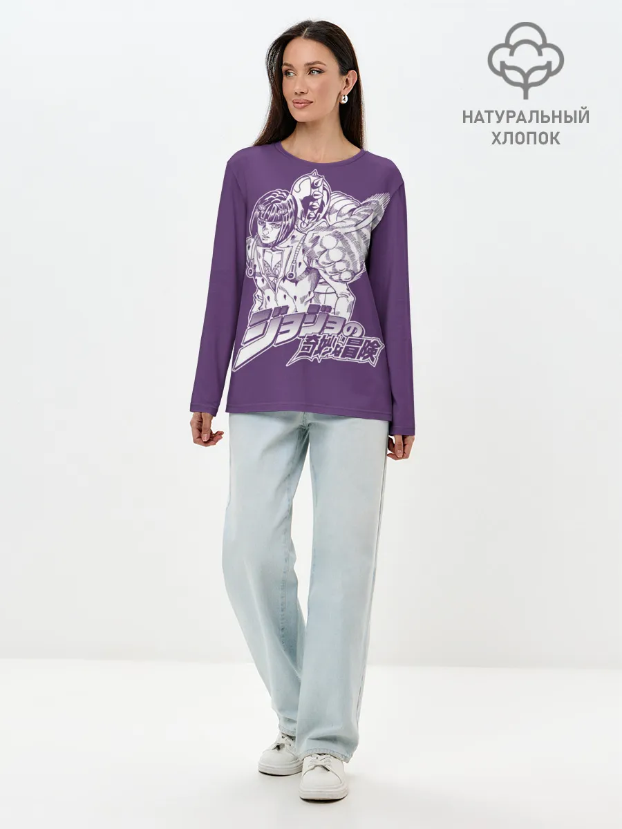Лонгслив женский. Хлопок / JoJo Bizarre Adventure