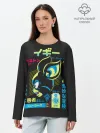 Лонгслив женский. Хлопок / Приключения ДжоДжо