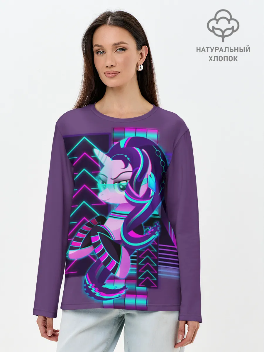 Лонгслив женский. Хлопок / My little pony