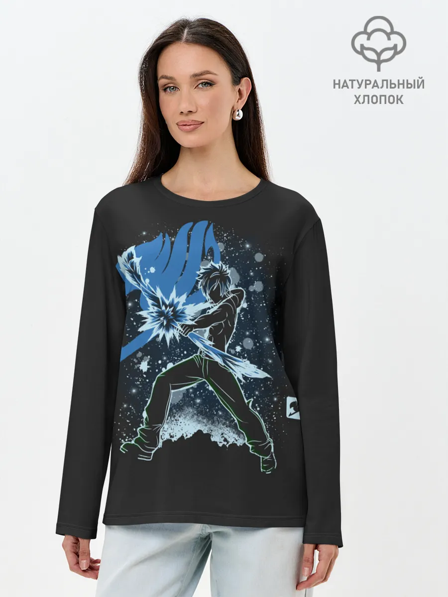 Лонгслив женский. Хлопок / The Ice Magic Fairy Tale