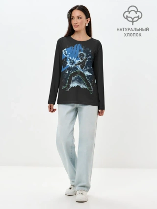 Лонгслив женский. Хлопок / The Ice Magic Fairy Tale