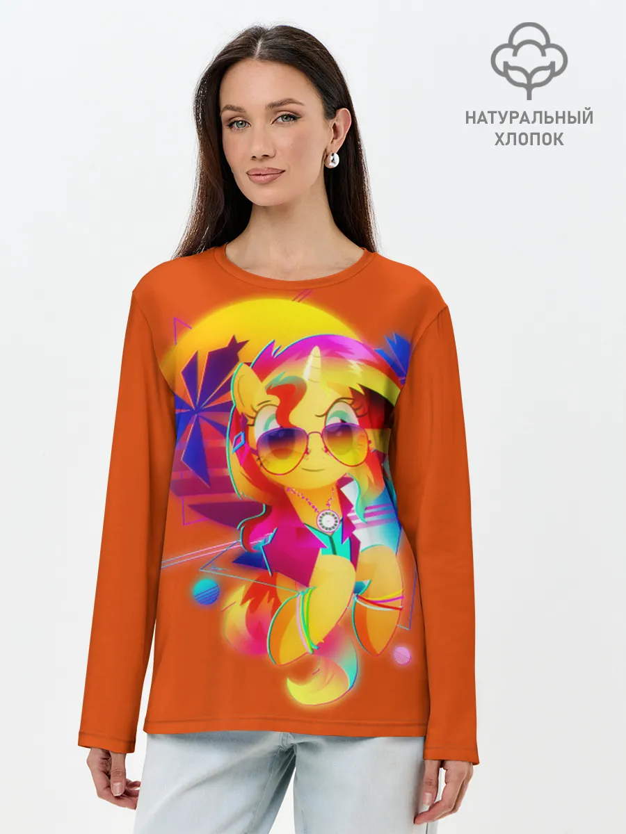 Лонгслив женский. Хлопок / My little pony