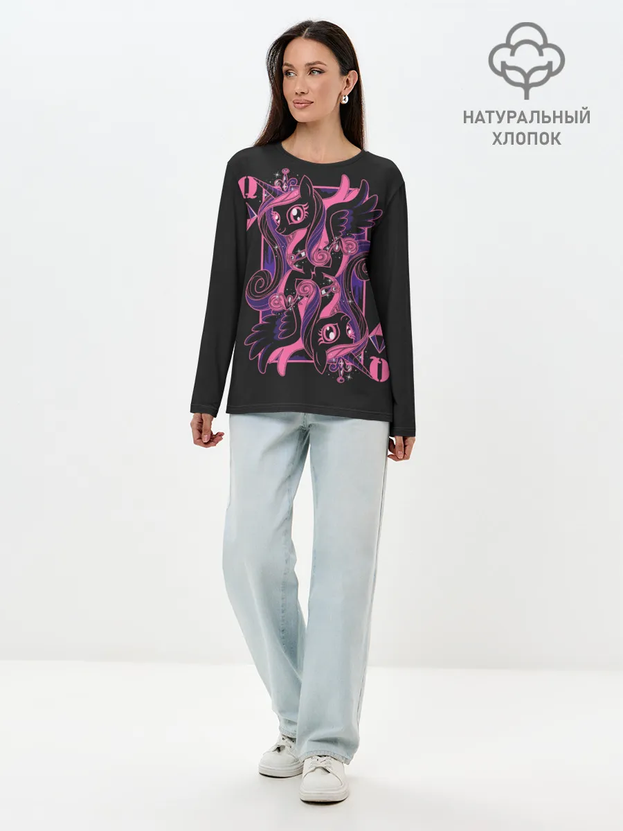 Лонгслив женский. Хлопок / My little pony