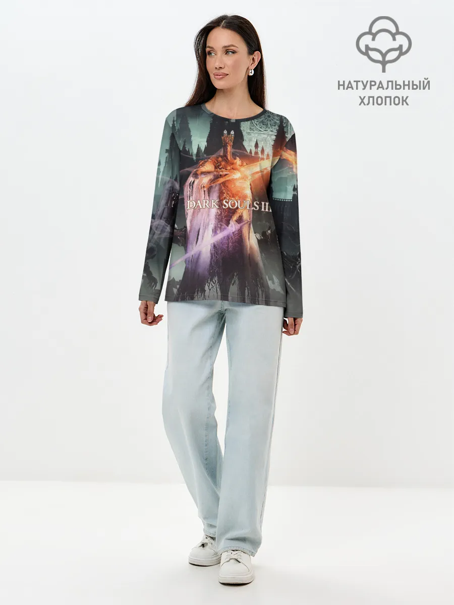 Лонгслив женский. Хлопок / Dark Souls 3 Pontiff Sulyvahn