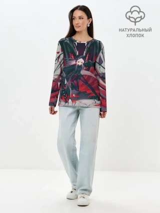 Лонгслив женский. Хлопок / Pixiv Fantasia Anastasia