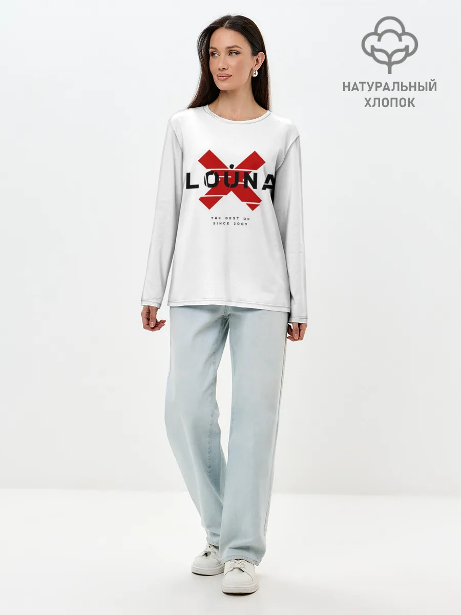 Лонгслив женский. Хлопок / Louna
