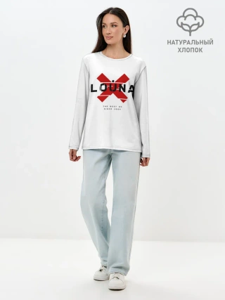 Лонгслив женский. Хлопок / Louna