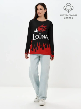 Лонгслив женский. Хлопок / Louna