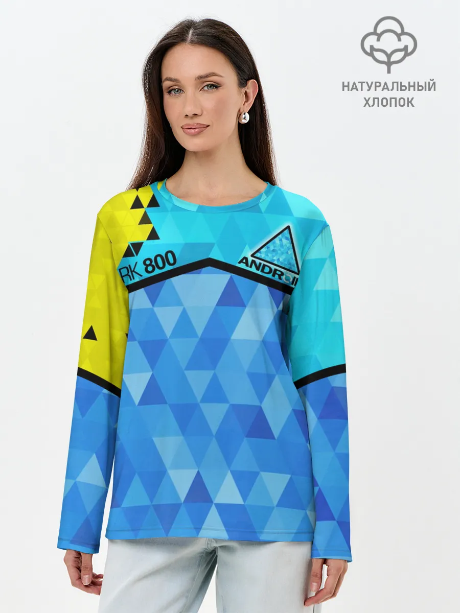 Лонгслив женский. Хлопок / DETROIT: BECOME HUMAN.
