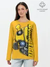 Лонгслив женский. Хлопок / Transformers Bumblebee