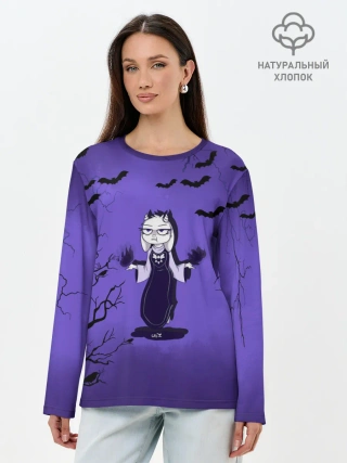 Лонгслив женский. Хлопок / UNDERTALE.