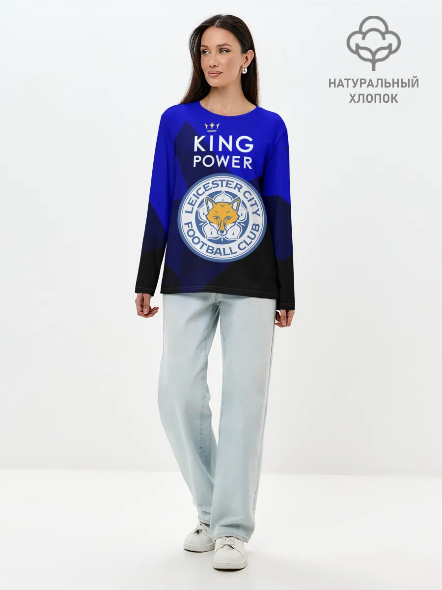 Лонгслив женский. Хлопок / Leicester City