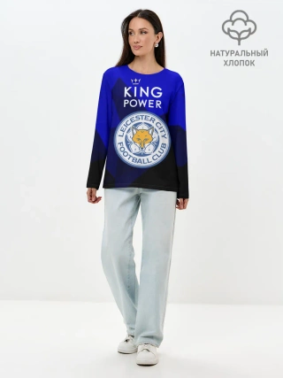 Лонгслив женский. Хлопок / Leicester City