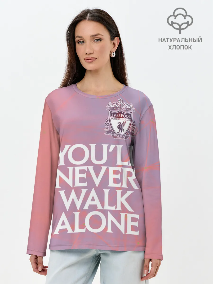 Лонгслив женский. Хлопок / LIVERPOOL