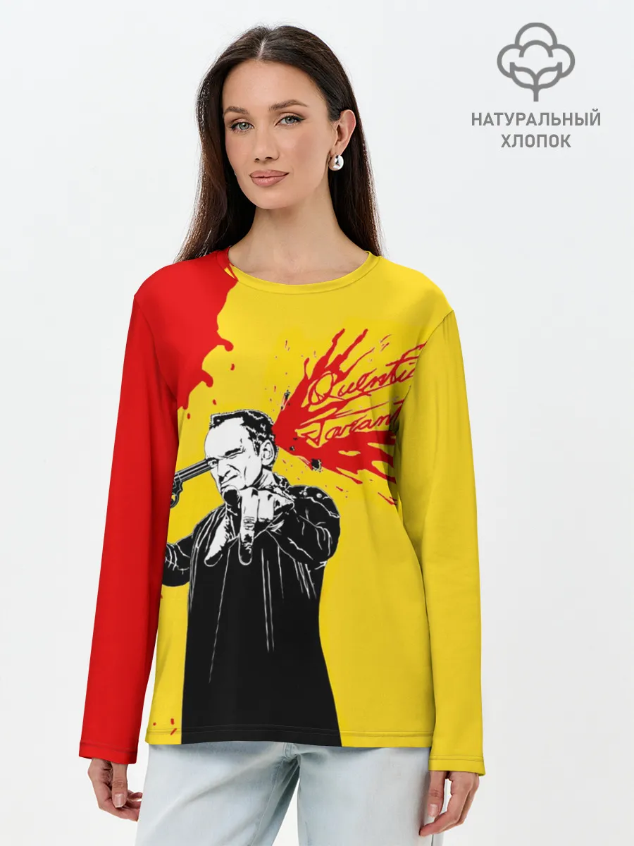Лонгслив женский. Хлопок / Квентин Тарантино - shot