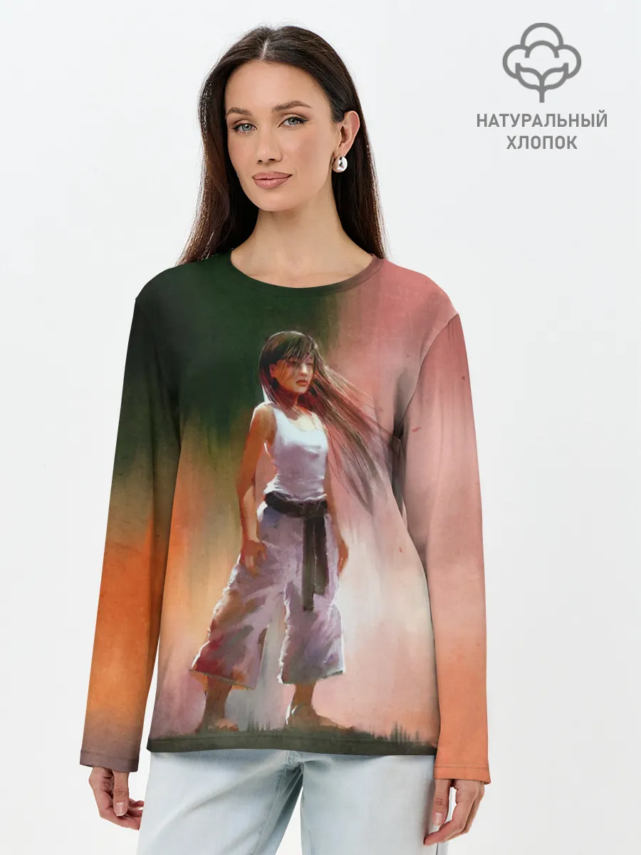 Лонгслив женский. Хлопок / Girl