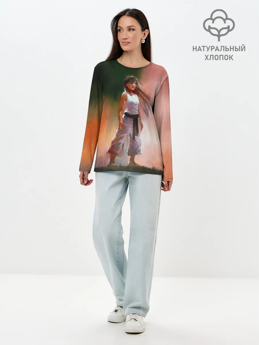 Лонгслив женский. Хлопок / Girl