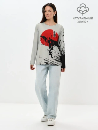 Лонгслив женский. Хлопок / Kyokushinkai Karate