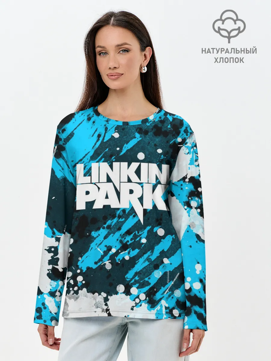Лонгслив женский. Хлопок / Linkin Park