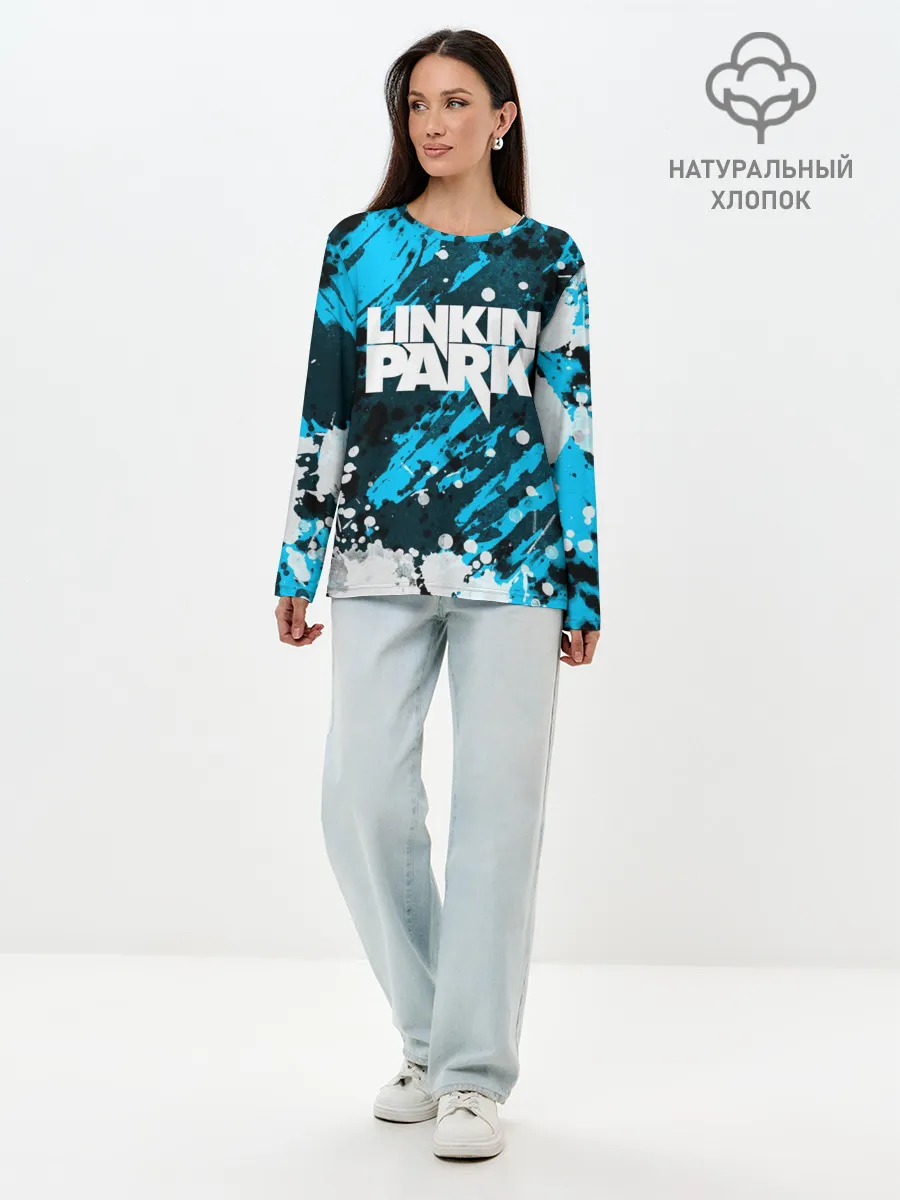 Лонгслив женский. Хлопок / Linkin Park