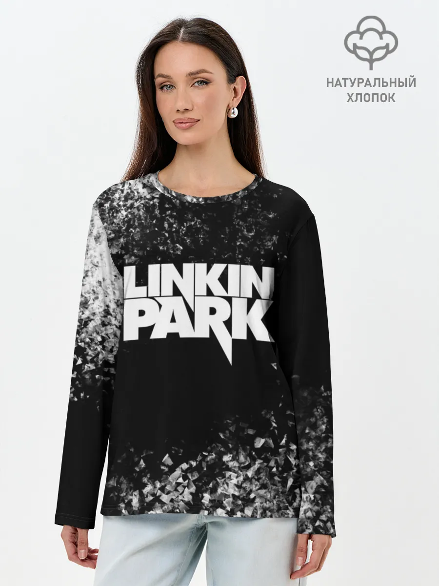 Лонгслив женский. Хлопок / Linkin Park