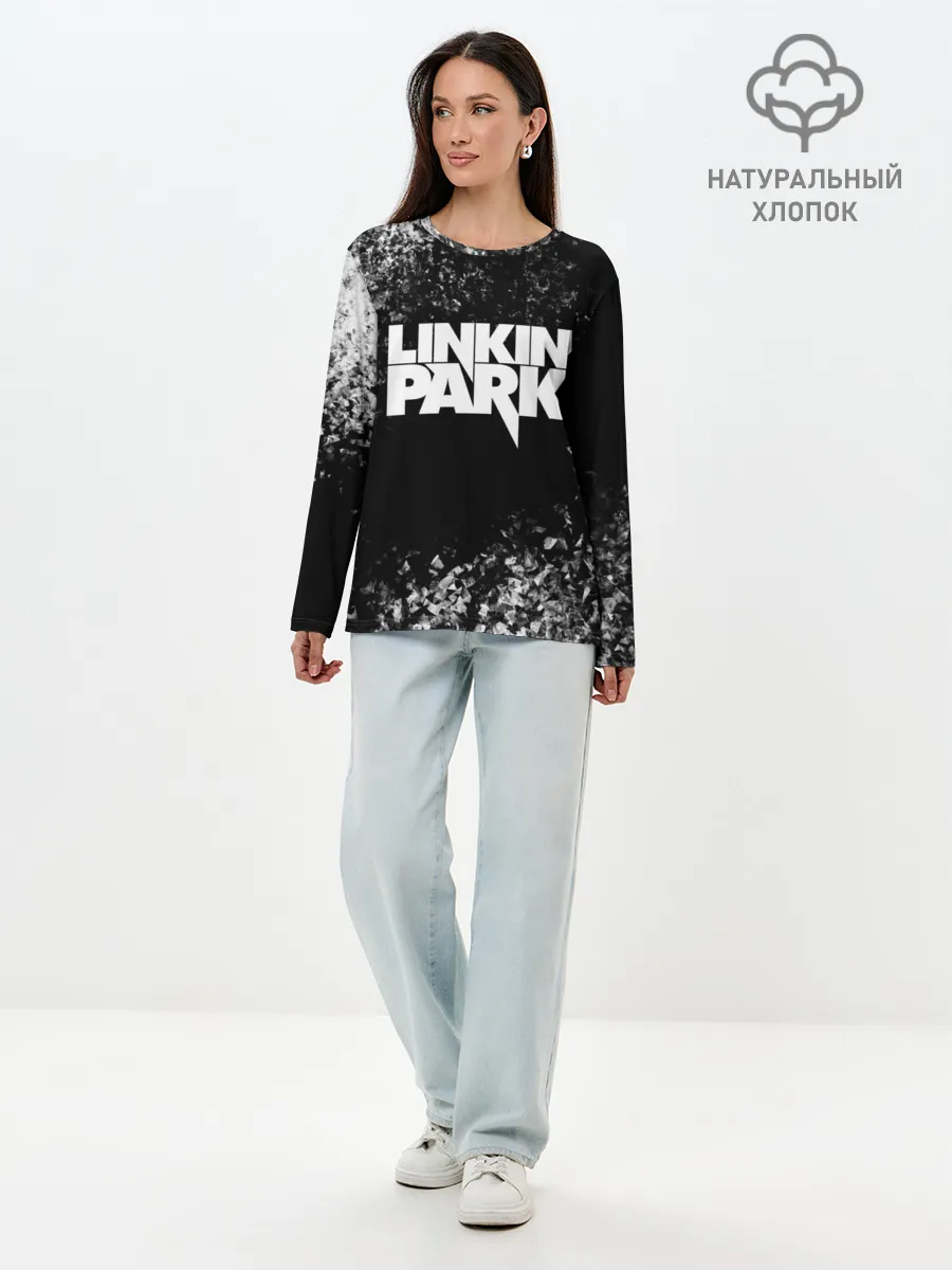Лонгслив женский. Хлопок / Linkin Park