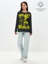 Лонгслив женский. Хлопок / One Piece We Go World
