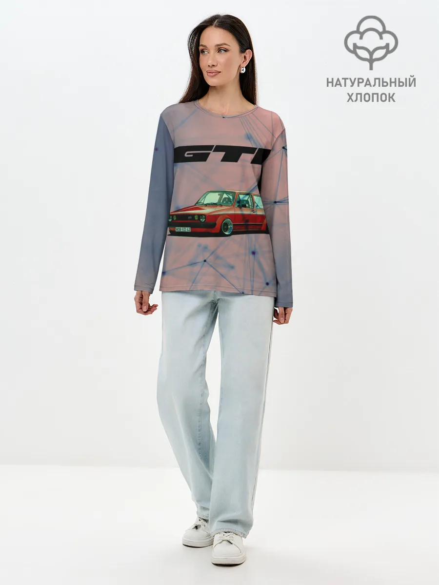 Лонгслив женский. Хлопок / Volkswagen
