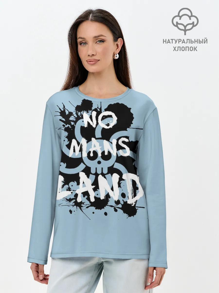 Лонгслив женский. Хлопок / One Piece No Mans Land