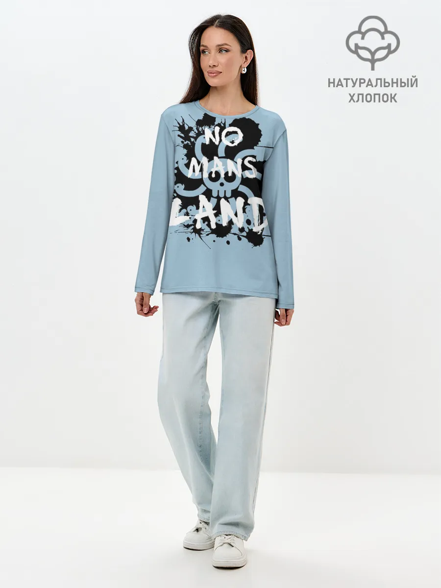 Лонгслив женский. Хлопок / One Piece No Mans Land