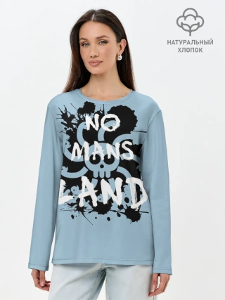 Лонгслив женский. Хлопок / One Piece No Mans Land