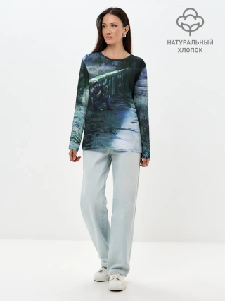 Лонгслив женский. Хлопок / Сталкер 2021