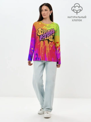 Лонгслив женский. Хлопок / Stray Kids
