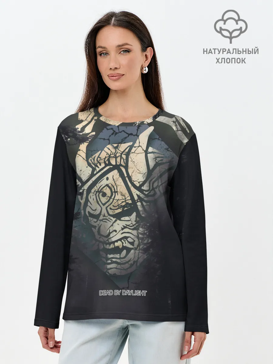 Лонгслив женский. Хлопок / DBD - monster from forest