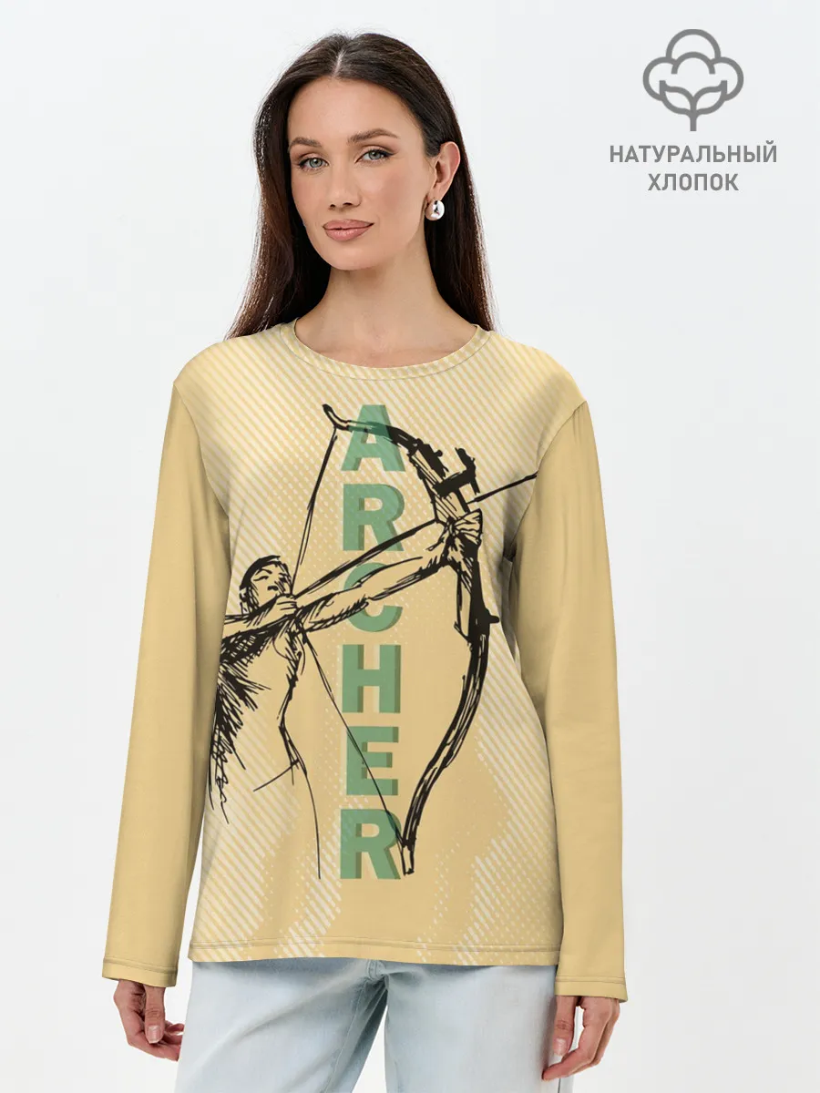 Лонгслив женский. Хлопок / Archer