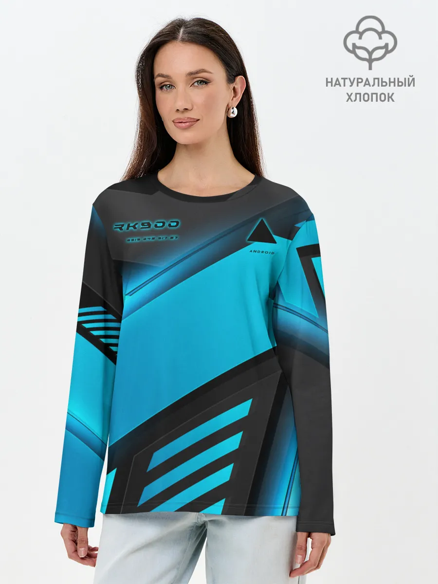 Лонгслив женский. Хлопок / Detroit RK900