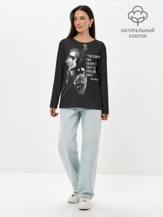 Лонгслив женский. Хлопок / Джон Уик