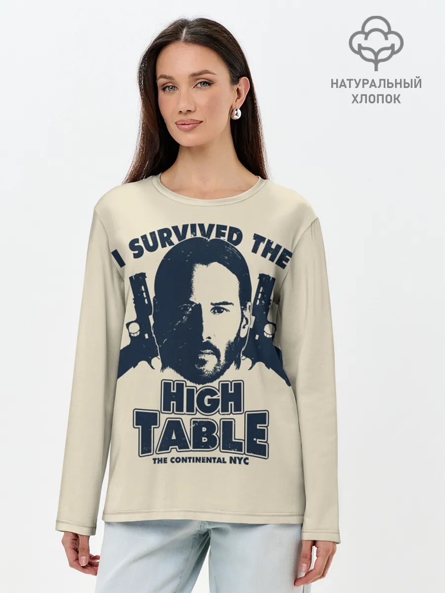 Лонгслив женский. Хлопок / John Wick