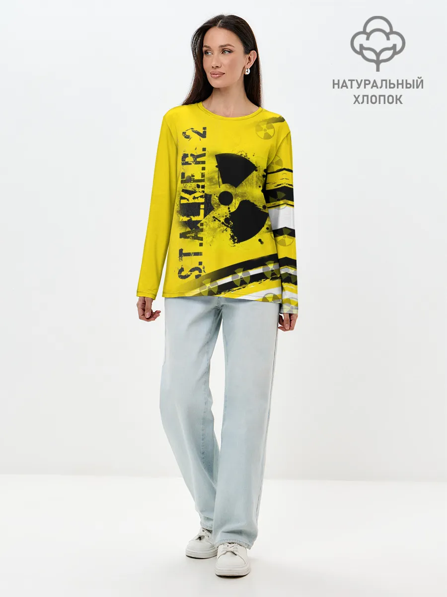 Лонгслив женский. Хлопок / S.T.A.L.K.E.R