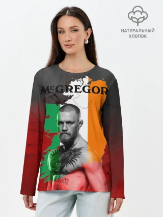 Лонгслив женский. Хлопок / Конор