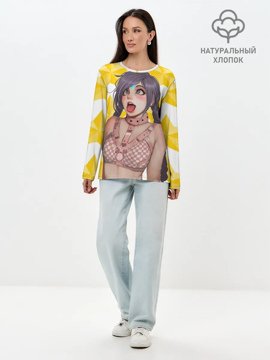 Лонгслив женский. Хлопок / Aheago