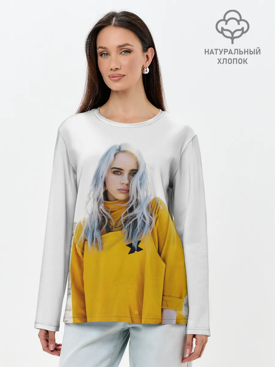 Лонгслив женский. Хлопок / BILLIE EILISH