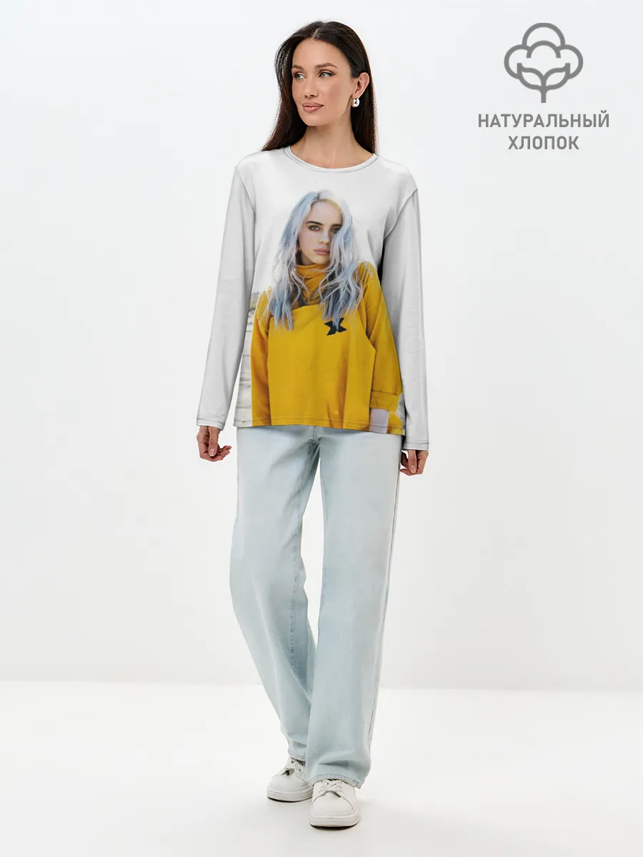 Лонгслив женский. Хлопок / BILLIE EILISH