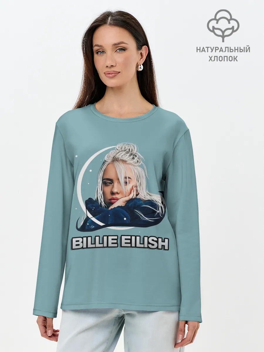Лонгслив женский. Хлопок / BILLIE EILISH