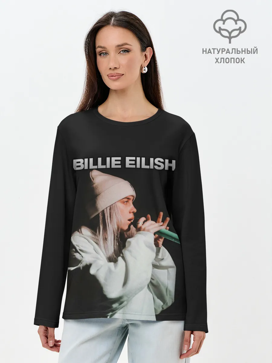 Лонгслив женский. Хлопок / BILLIE EILISH