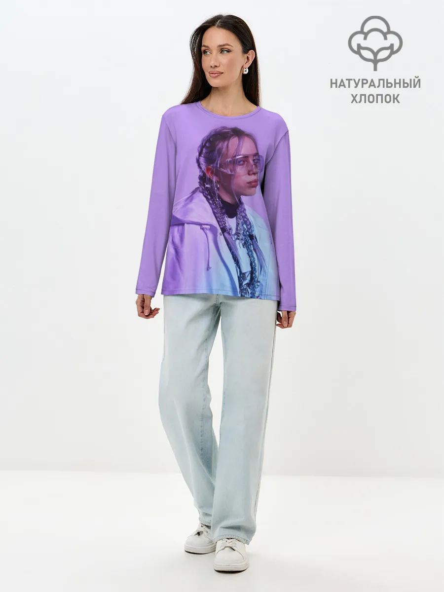 Лонгслив женский. Хлопок / BILLIE EILISH