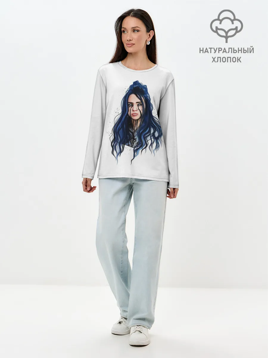 Лонгслив женский. Хлопок / BILLIE EILISH