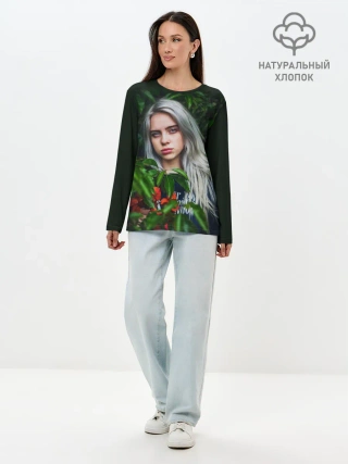 Лонгслив женский. Хлопок / BILLIE EILISH