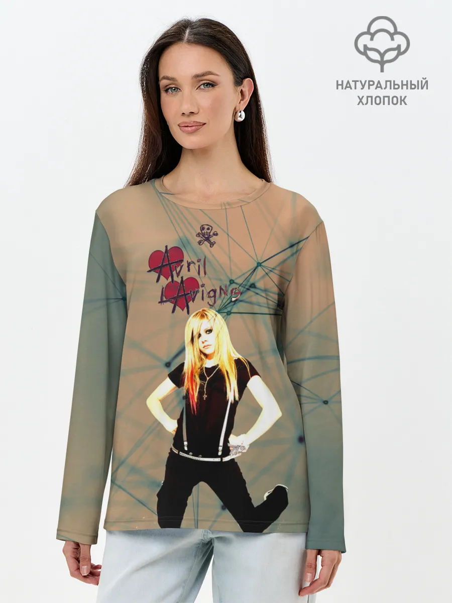 Лонгслив женский. Хлопок / Avril Lavigne