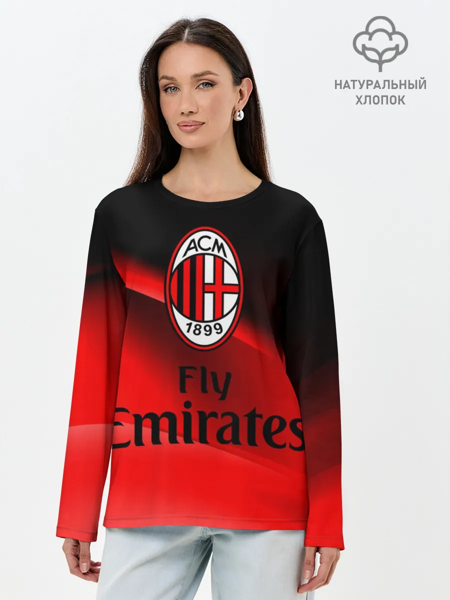 Лонгслив женский. Хлопок / Милан